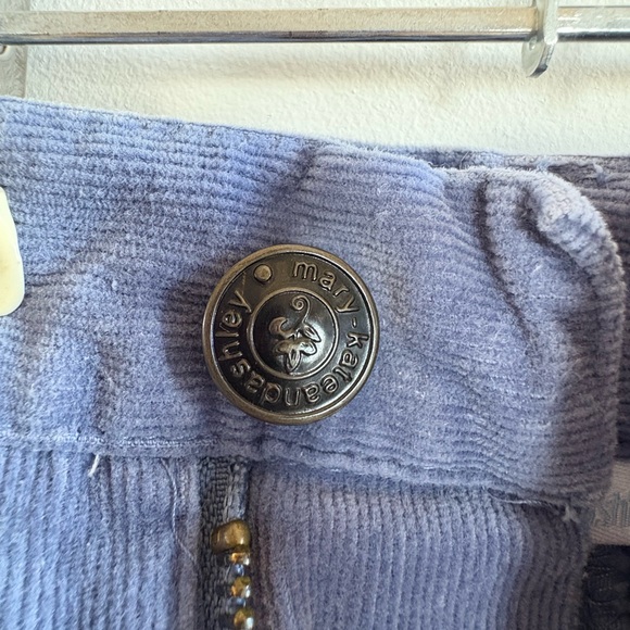 Vintage Patchwork Mary-Kate&Ashley Blue Women's Trousers - Picture 10 of 13